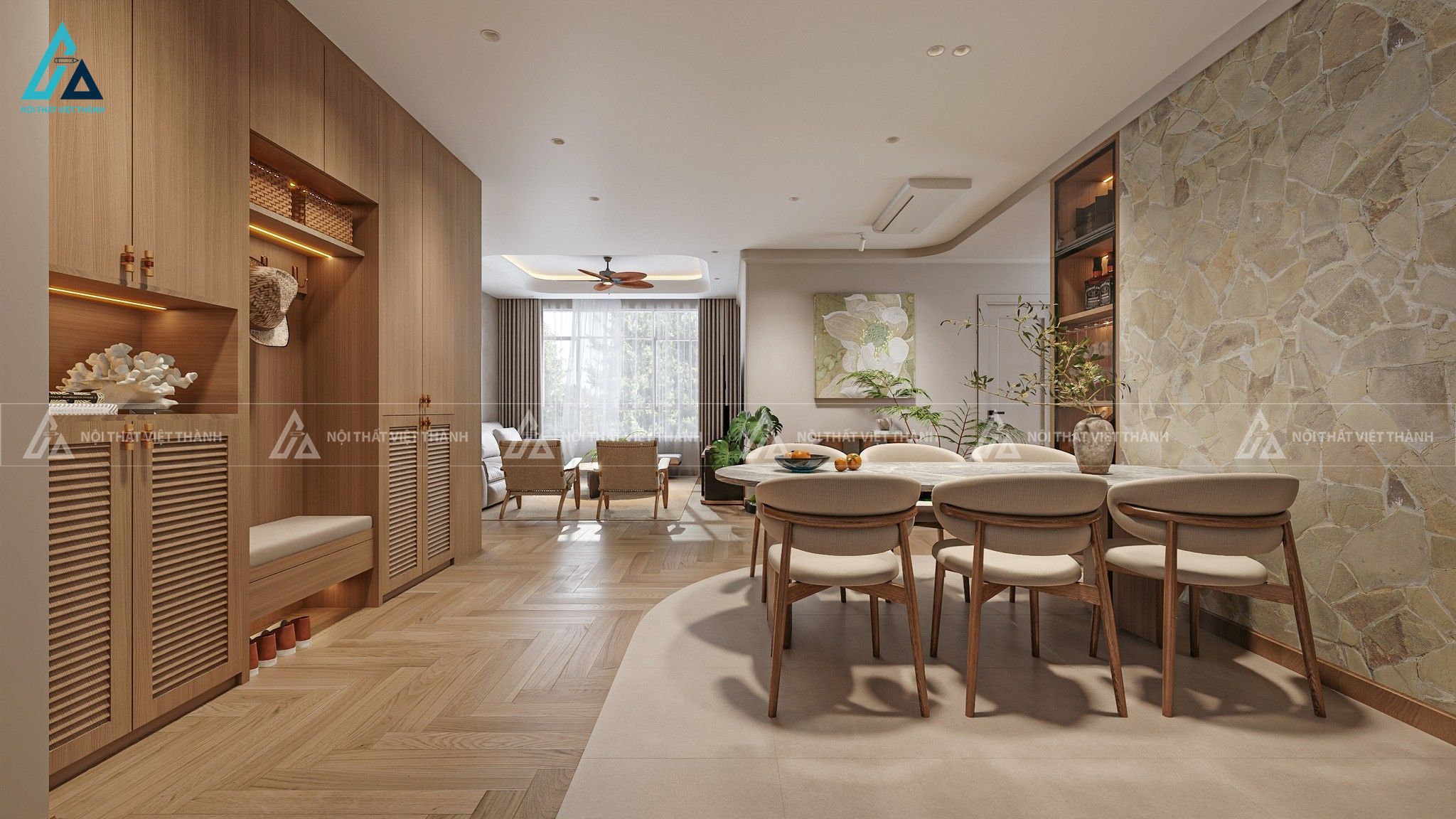 Thiết kế nội thất nhà phố anh Tuấn Phú Mỹ Hồ Chí Minh