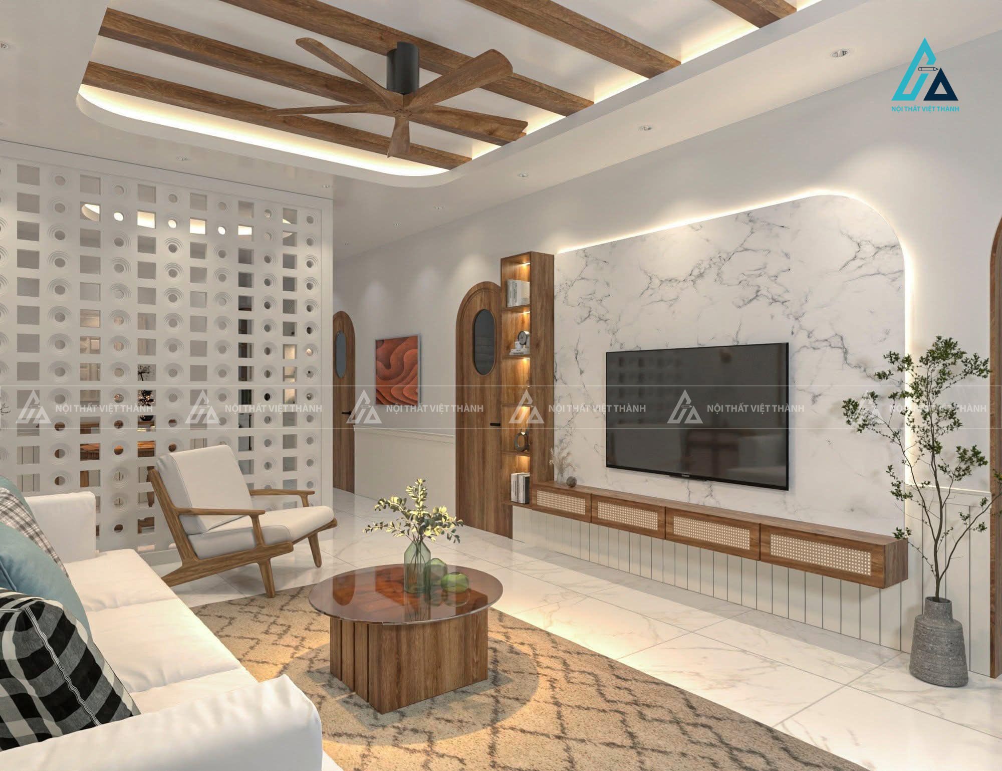 Thiết kế nội thất nhà phố chị Quỳnh My Hậu Nghĩa Tây Ninh