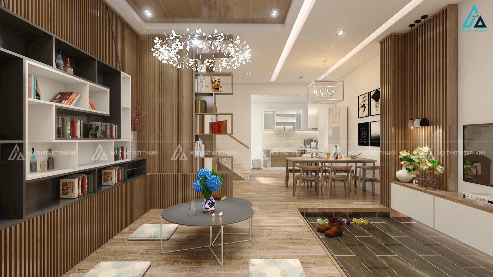 Thiết kế nội thất nhà phố chị Vy An Khánh Hồ Chí Minh
