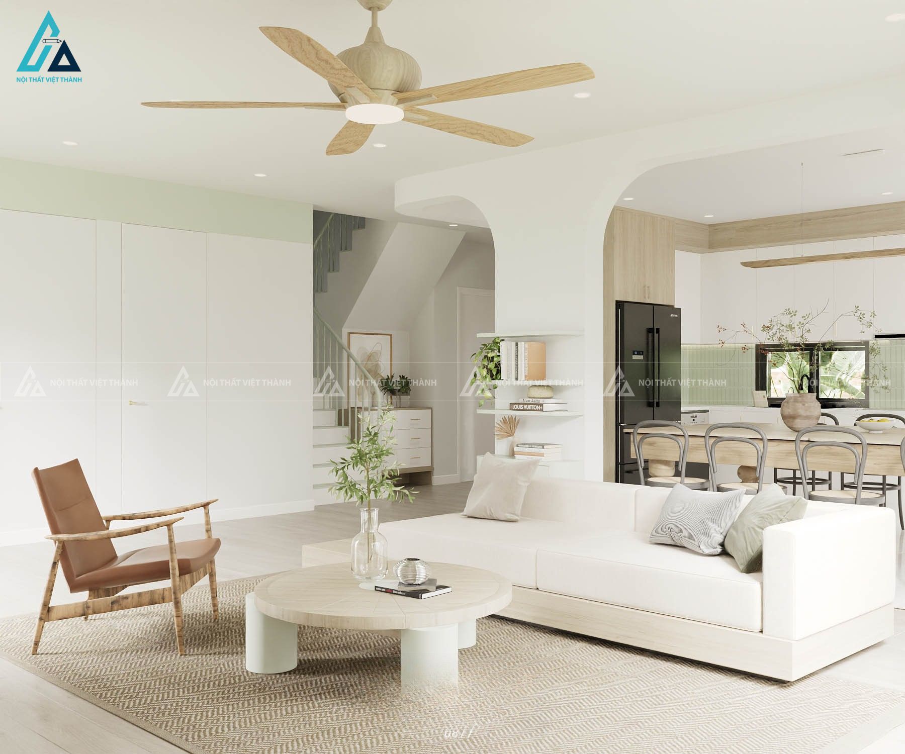 Thiết kế nội thất nhà phố chị Kim Duyên Vĩnh Lộc Hồ Chí Minh
