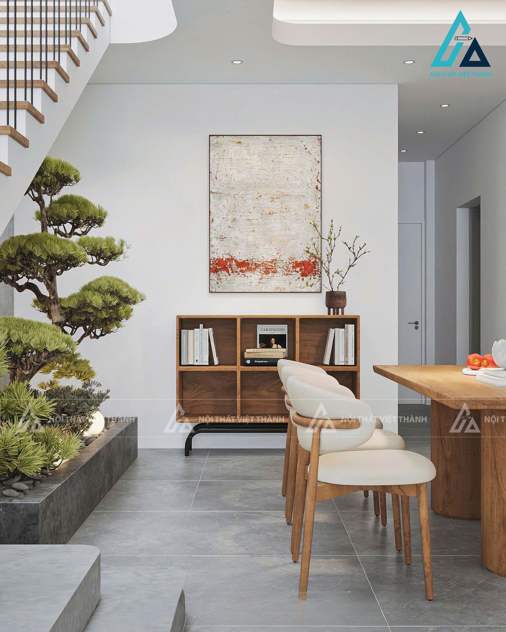 Thiết kế nội thất nhà phố chú Thành Hậu Nghĩa Tây Ninh 3