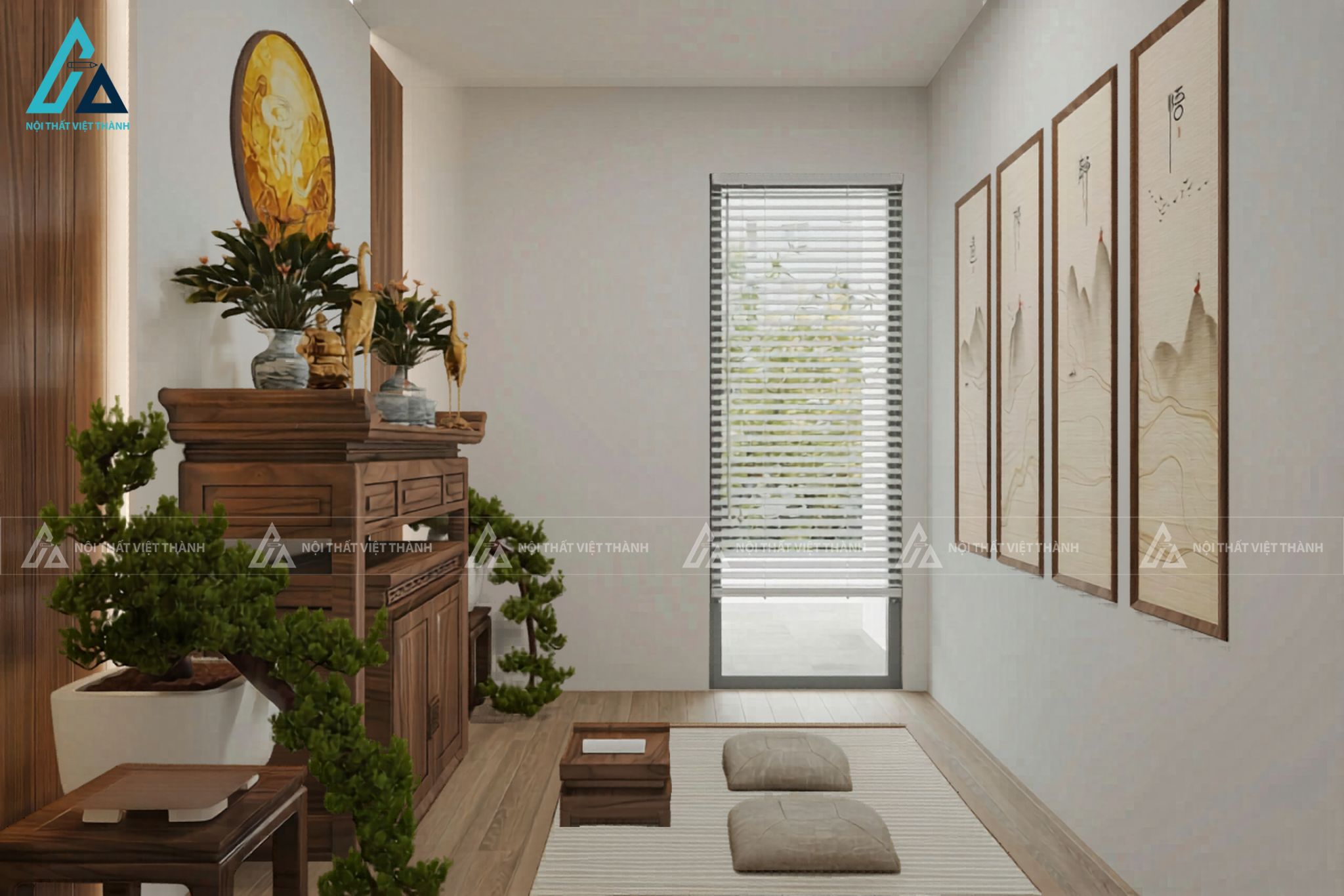 Thiết kế nội thất nhà phố chú Thành Hậu Nghĩa Tây Ninh 8