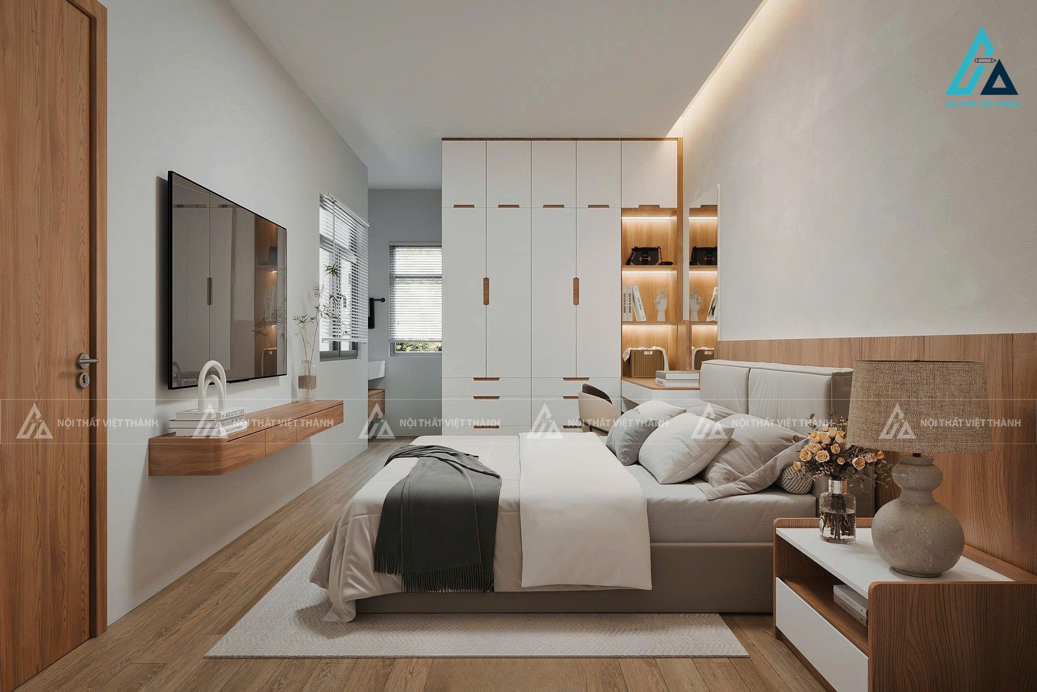 Thiết kế nội thất nhà phố chú Thành Hậu Nghĩa Tây Ninh 13