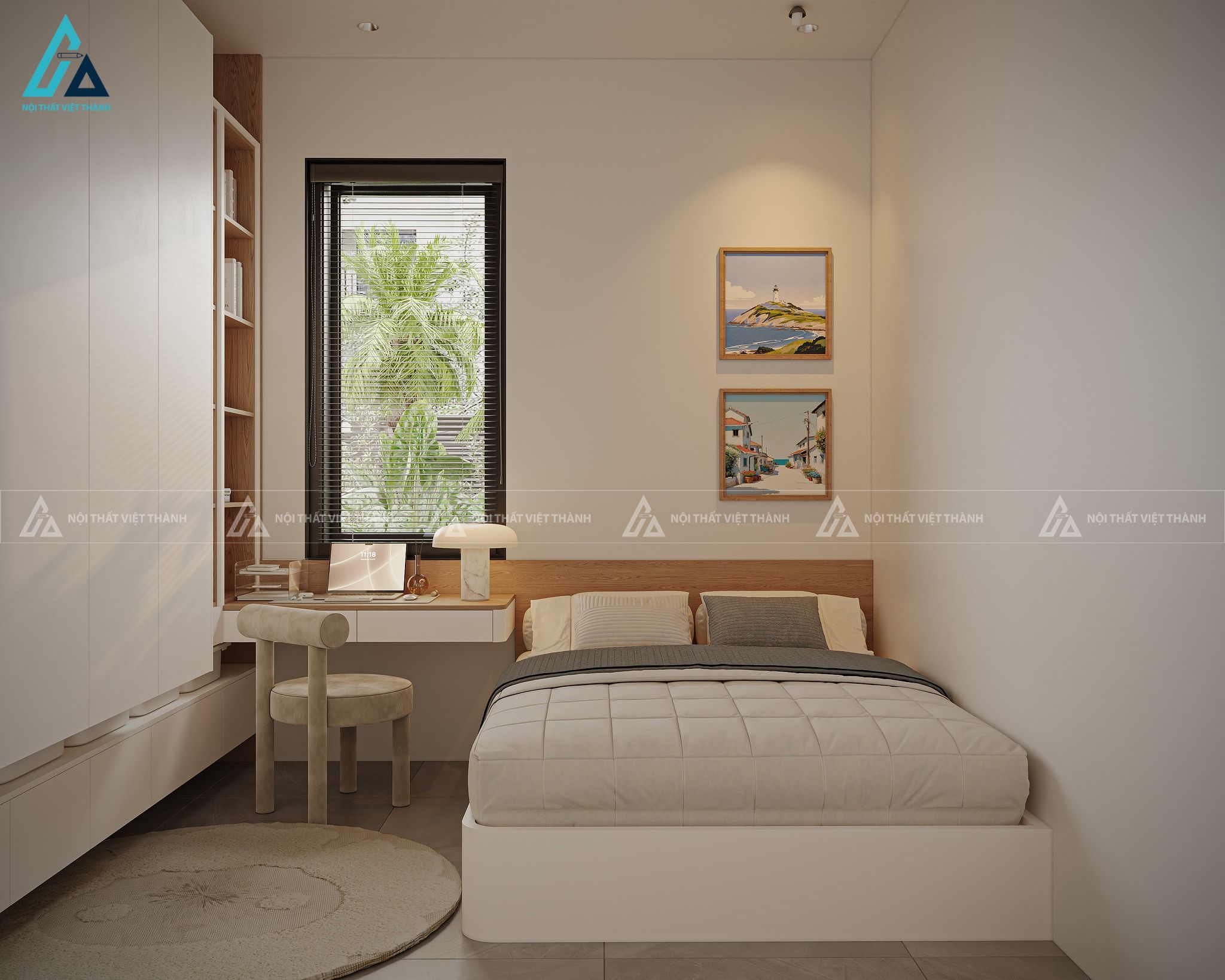 Thiết kế nội thất nhà phố chú Thành Luận Đức Huệ Tây Ninh 8