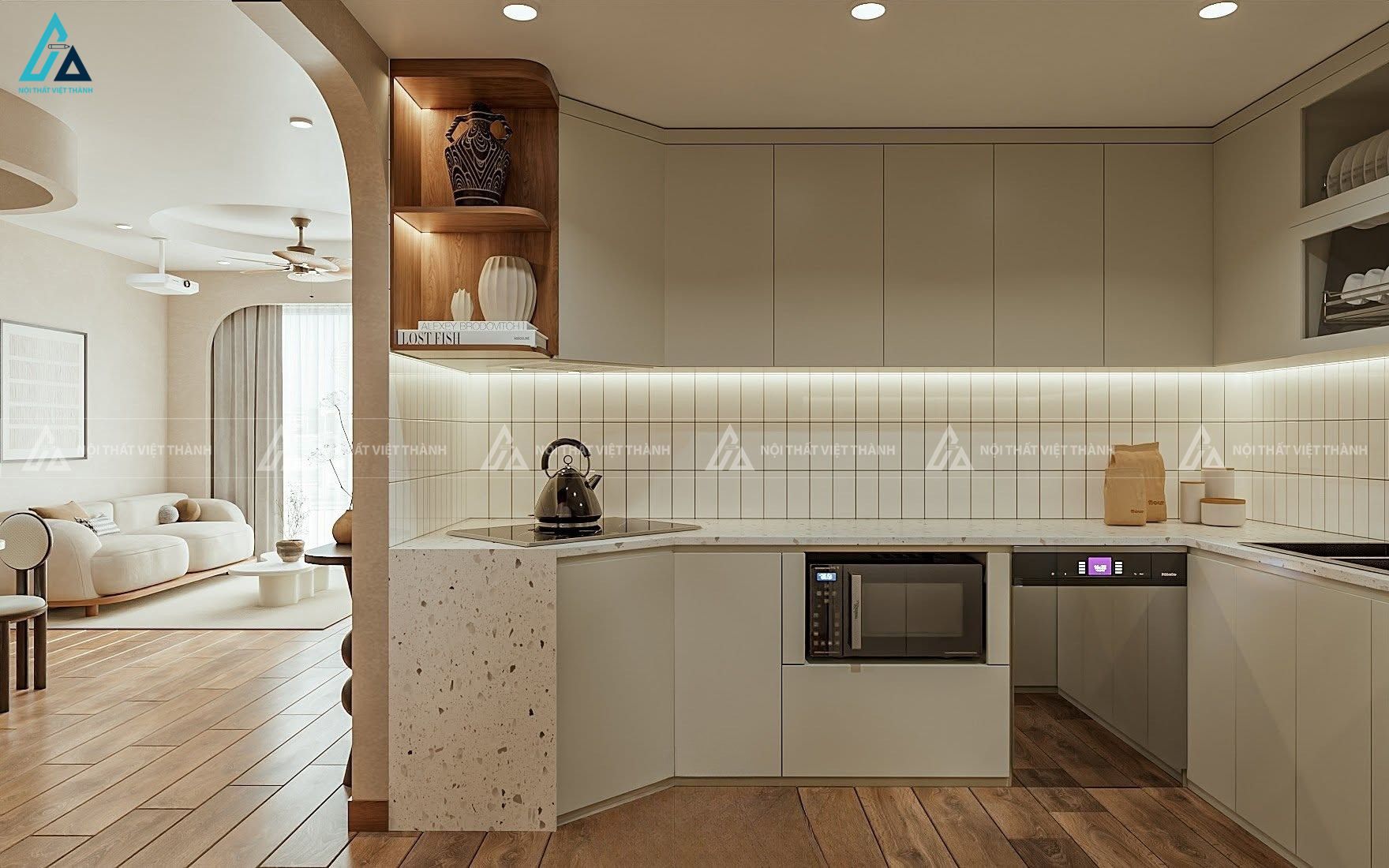 Thiết kế nội thất nhà phố chú Yên Trung Thành Vĩnh Long 3