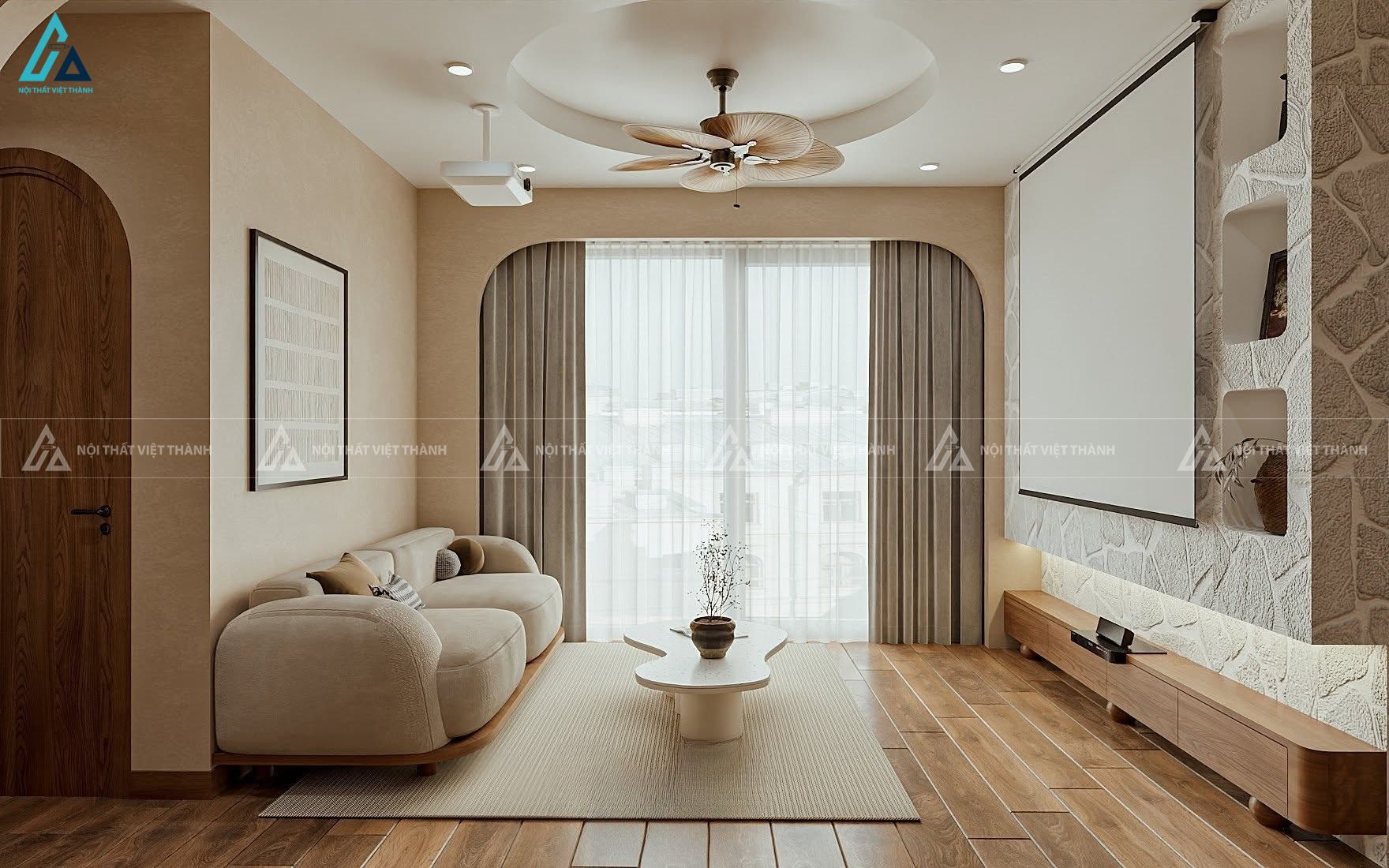 Thiết kế nội thất nhà phố chú Yên Trung Thành Vĩnh Long 2