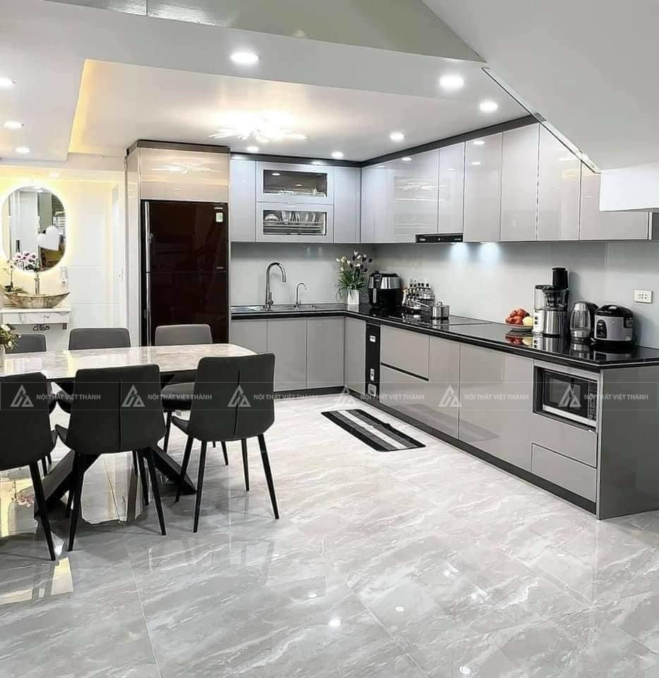 Nội thất phòng bếp nhà phố tiện nghi tối ưu