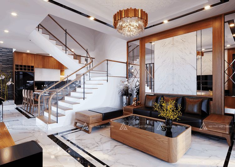 Thiết kế nội thất nhà phố theo số tầng tiện nghi chuẩn xu hướng