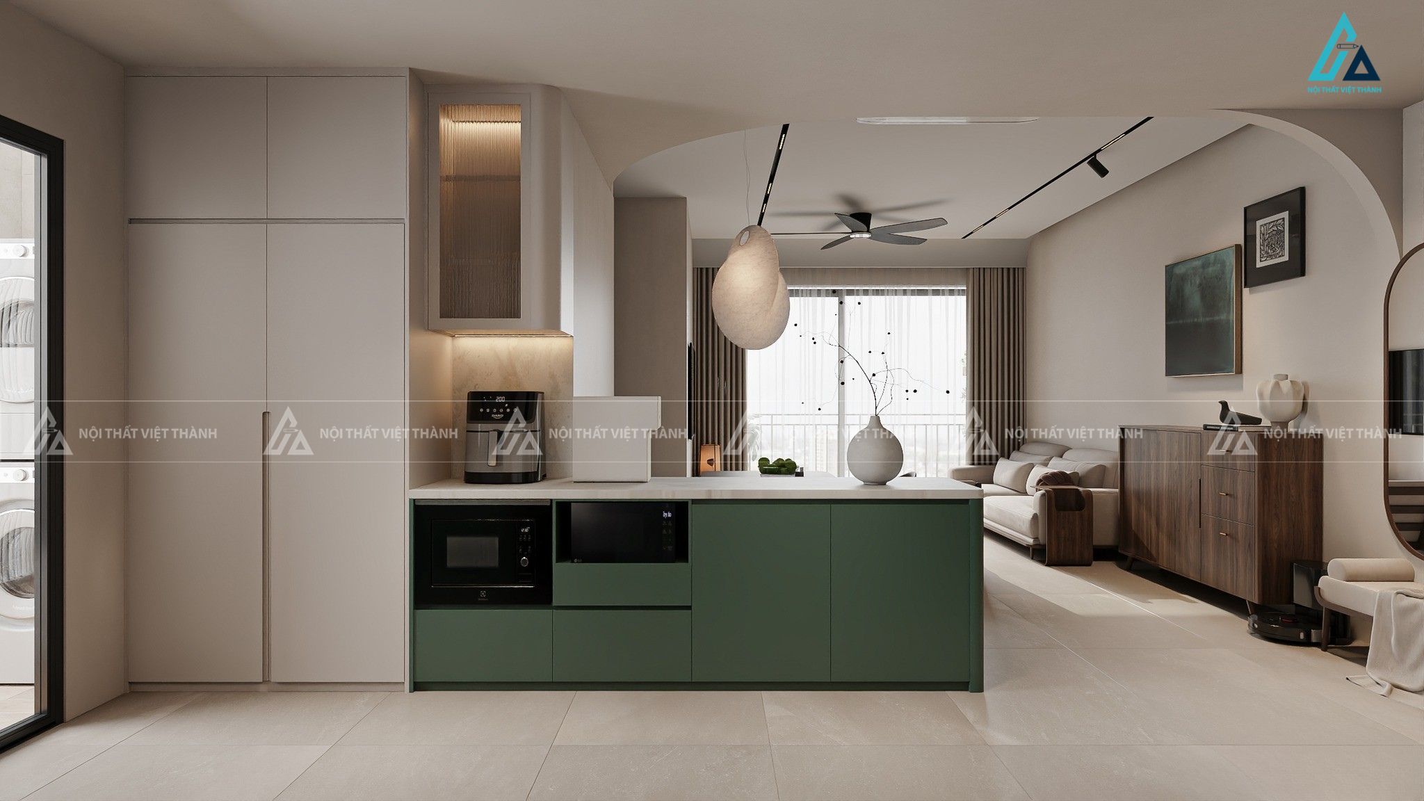 Thiết kế nội thất phòng bếp chị Trâm Cần Giờ Hồ Chí Minh 3