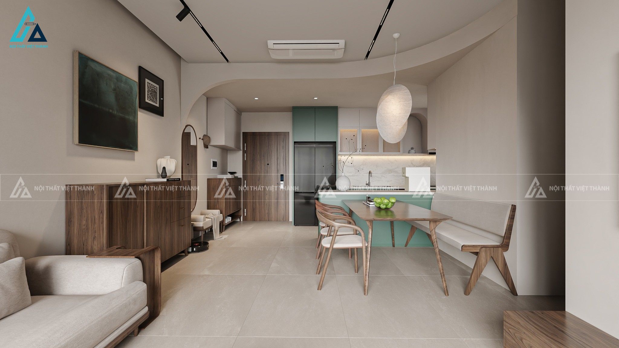 Thiết kế nội thất phòng bếp chị Trâm Cần Giờ Hồ Chí Minh 4