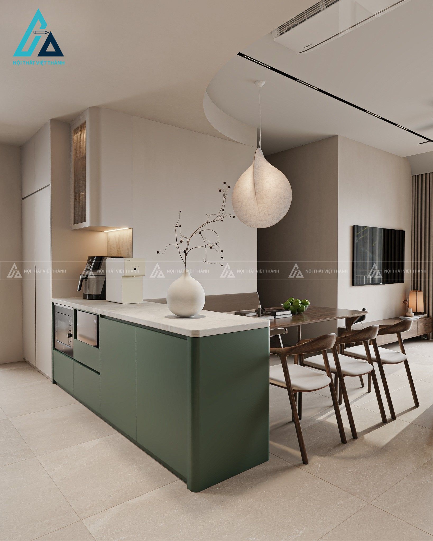 Thiết kế nội thất phòng bếp chị Trâm Cần Giờ Hồ Chí Minh 5