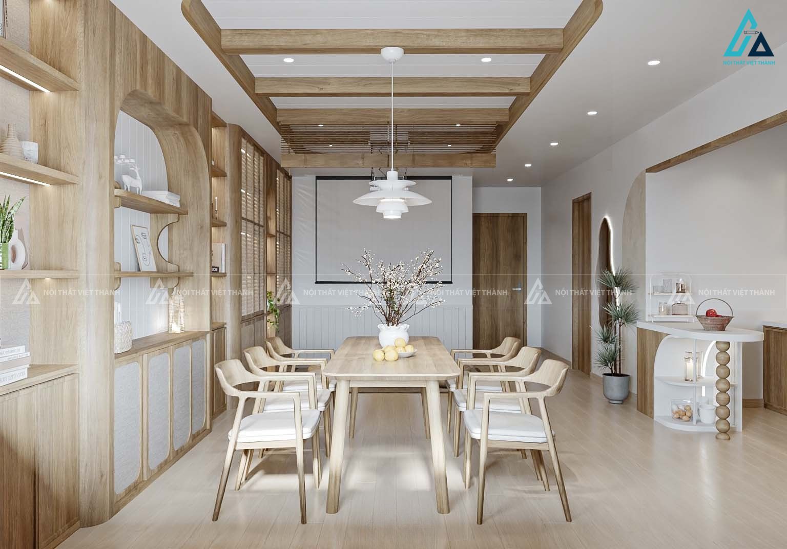 Thiết kế nội thất phòng bếp chung cư chị Hân Đông Thạnh Hồ Chí Minh 2