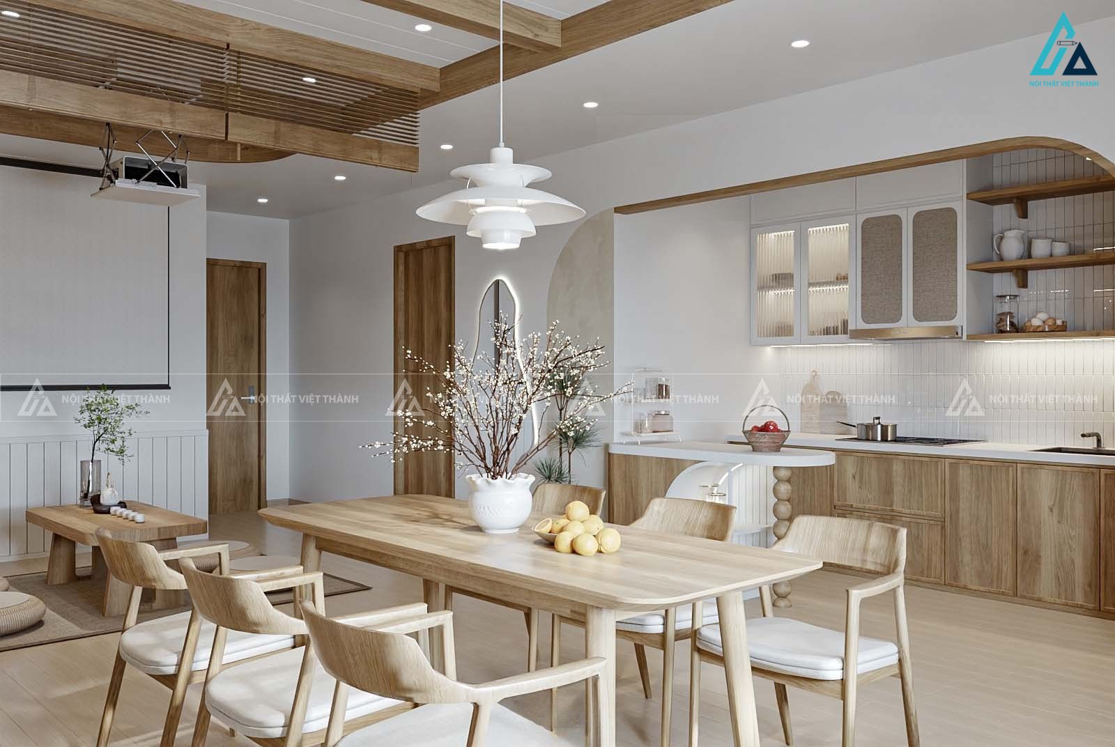 Thiết kế nội thất phòng bếp chung cư chị Hân Đông Thạnh Hồ Chí Minh 4