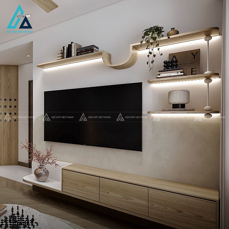 Thiết kế nội thất phòng khách anh Nam Tân Uyên Hồ Chí Minh 2