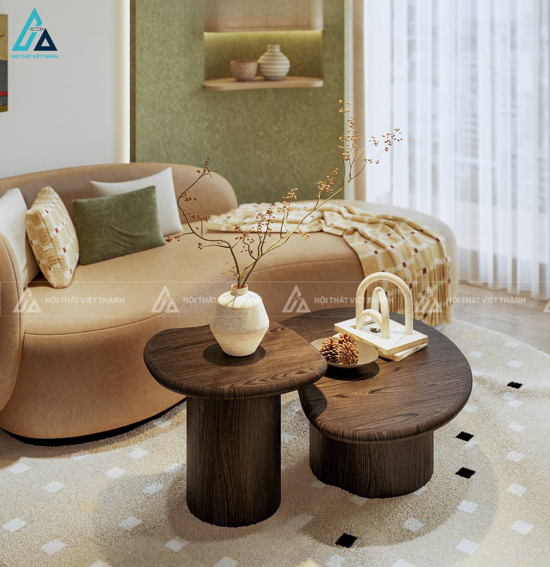 Thiết kế nội thất phòng khách cô Thanh Mai Phú Thạnh Hồ Chí Minh 2