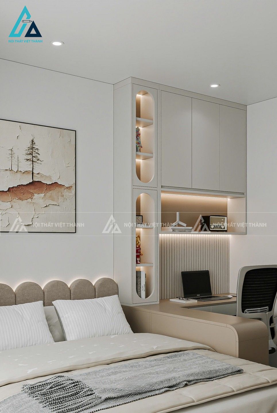Thiết kế nội thất phòng ngủ anh Trí Nhà Bè Hồ Chí Minh 5