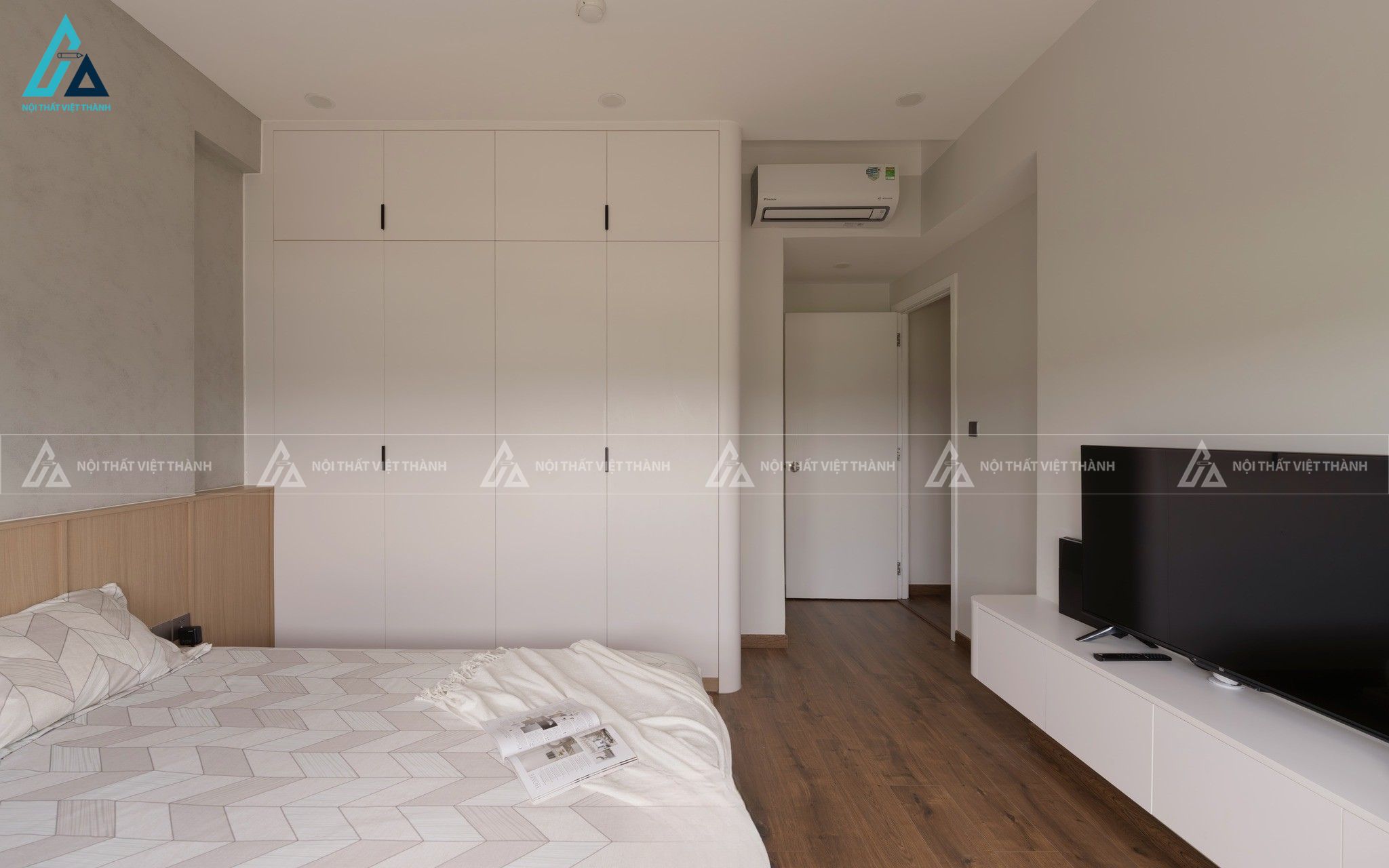 Thiết kế nội thất phòng ngủ bác Quyết Xuân Lôc Đồng Nai 4