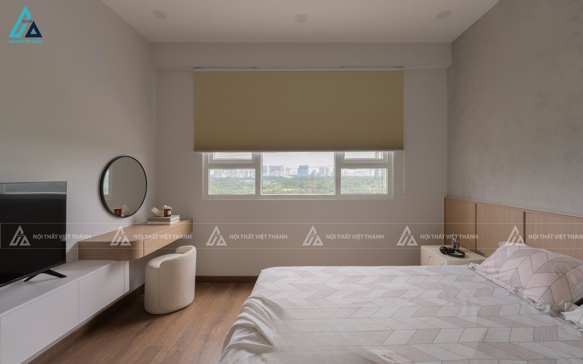 Thiết kế nội thất phòng ngủ bác Quyết Xuân Lôc Đồng Nai 2