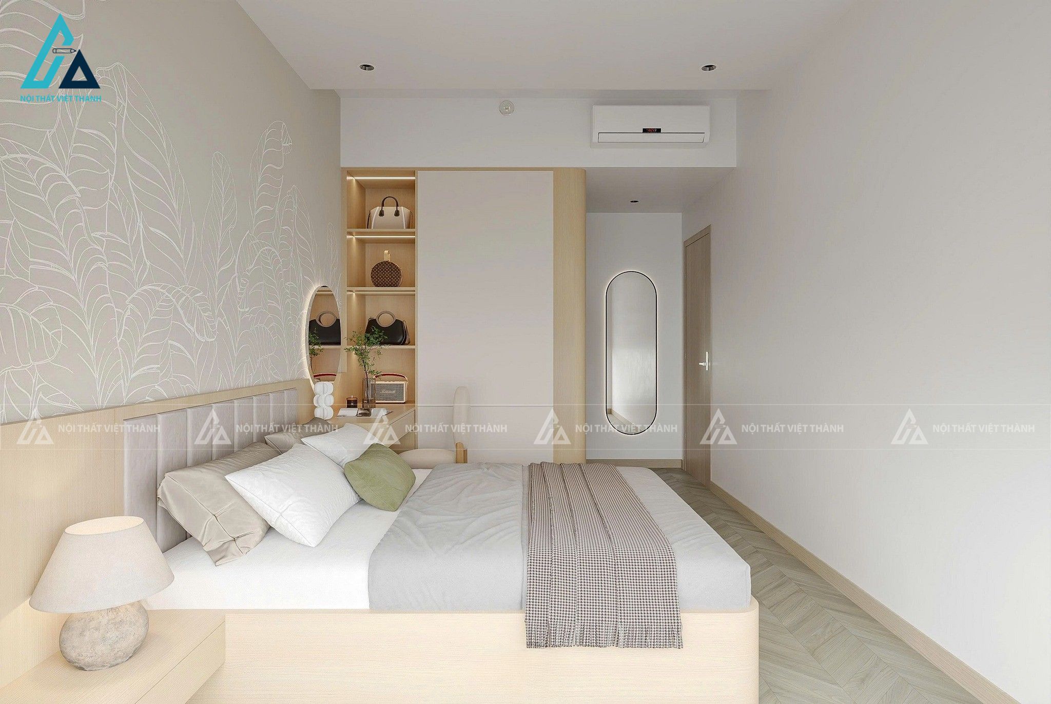 Thiết kế nội thất phòng ngủ căn hộ anh Tài Nha Bích Đồng Nai 6