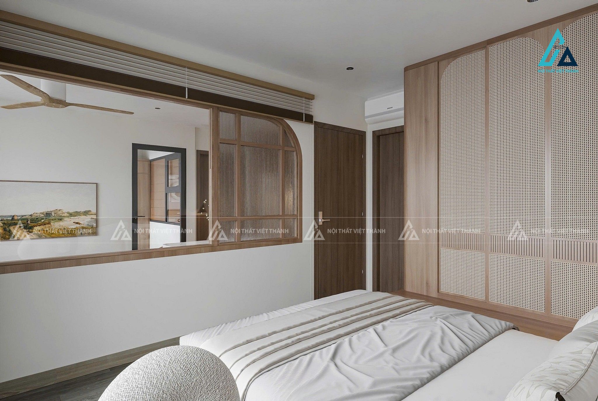 Thiết kế nội thất phòng ngủ căn hộ cô Yến Sơn Đông Vĩnh Long 3