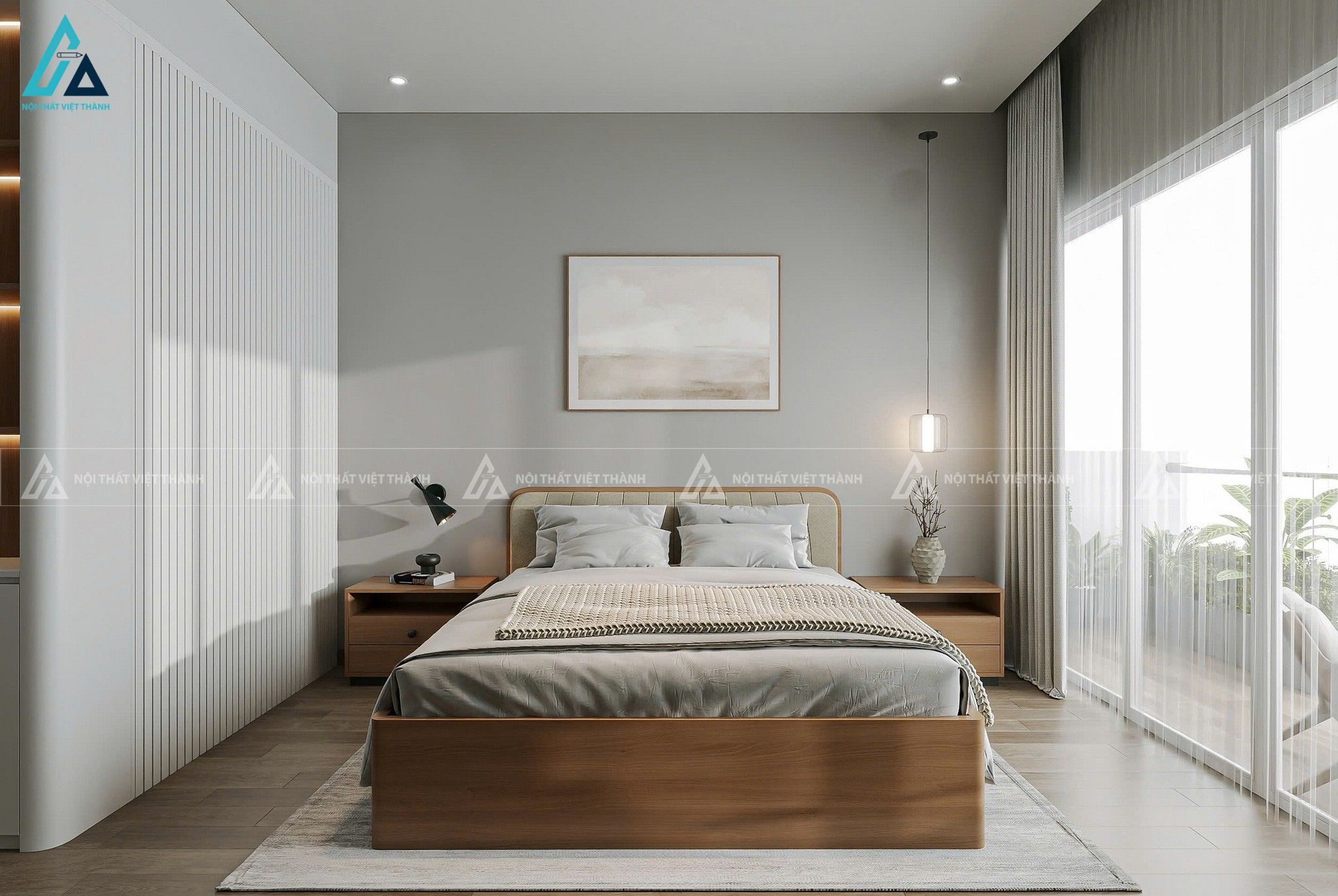 Thiết kế nội thất phòng ngủ chị Chi Mỹ Phong Đồng Tháp 1