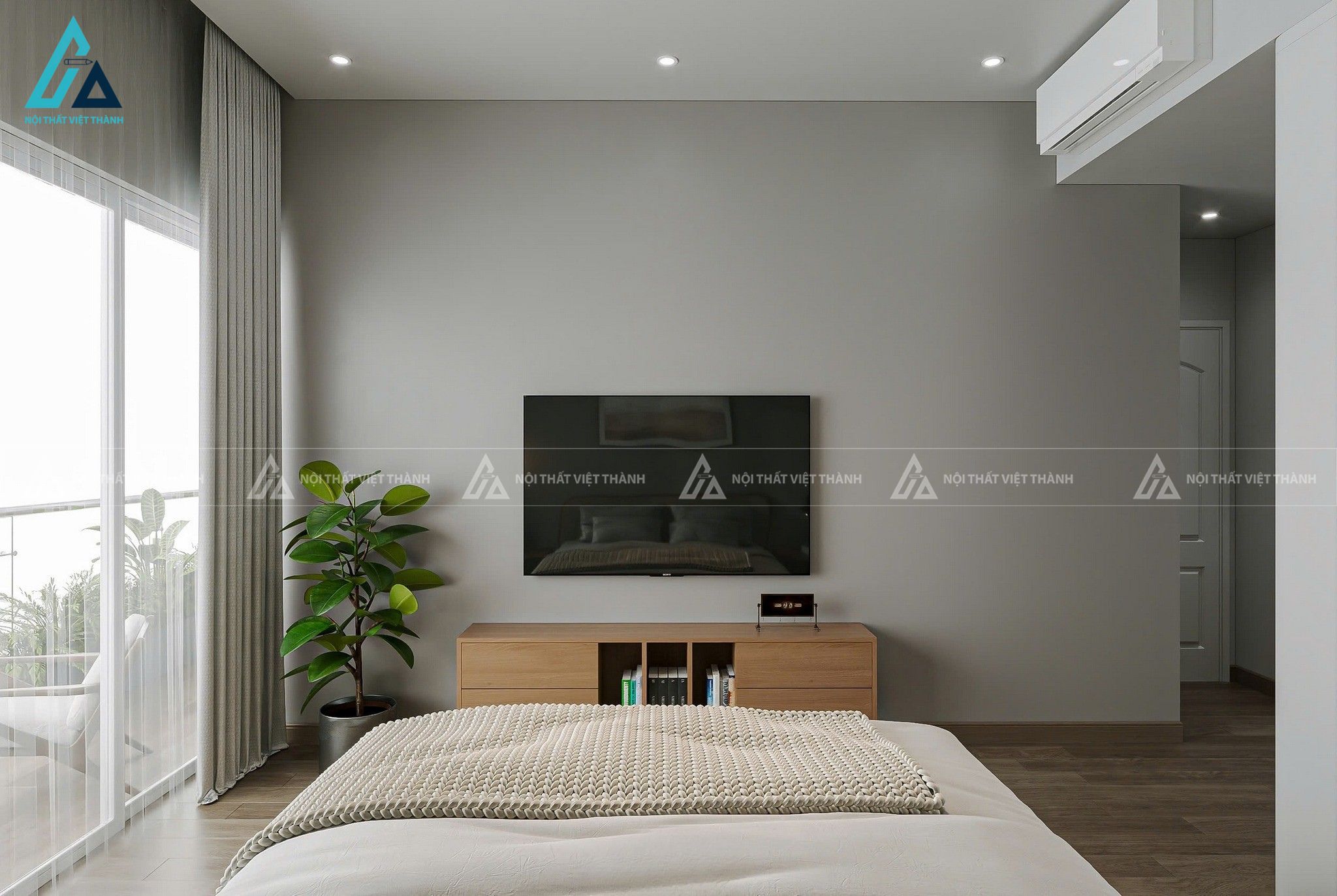 Thiết kế nội thất phòng ngủ chị Chi Mỹ Phong Đồng Tháp 3