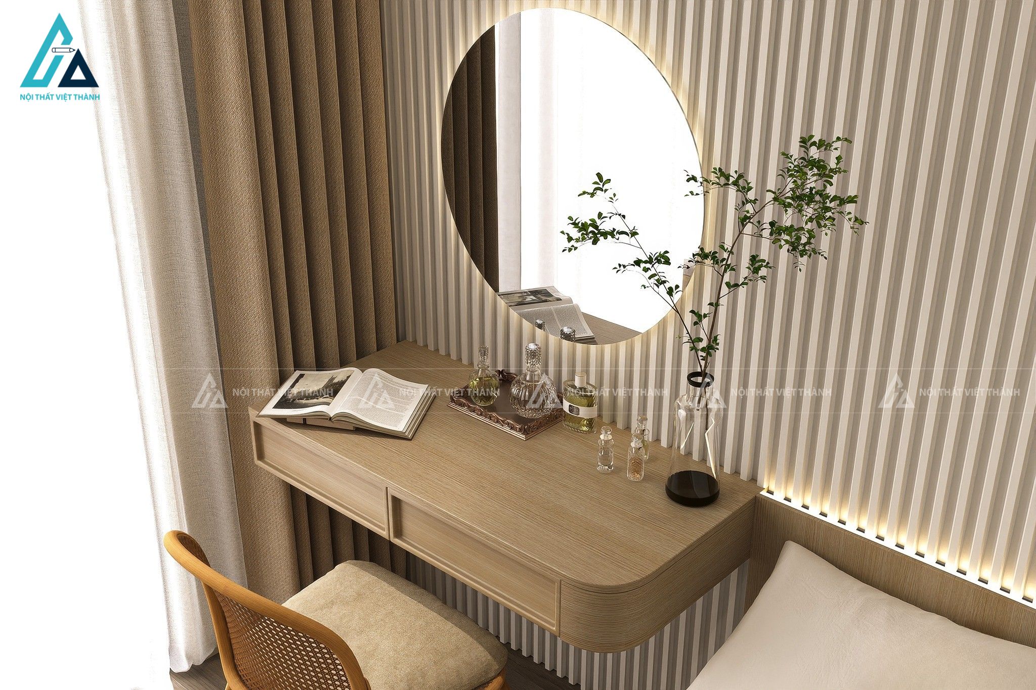 Thiết kế nội thất phòng ngủ chị Phương Tân Sơn Hòa Hồ Chí Minh 6