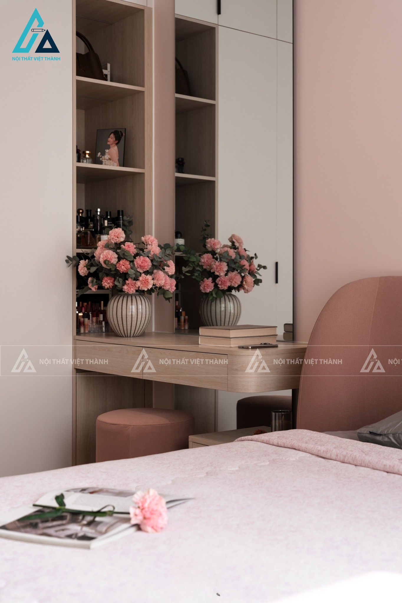 Thiết kế nội thất phòng ngủ cô Thanh Nhàn Linh Xuân Hồ Chí Minh 6