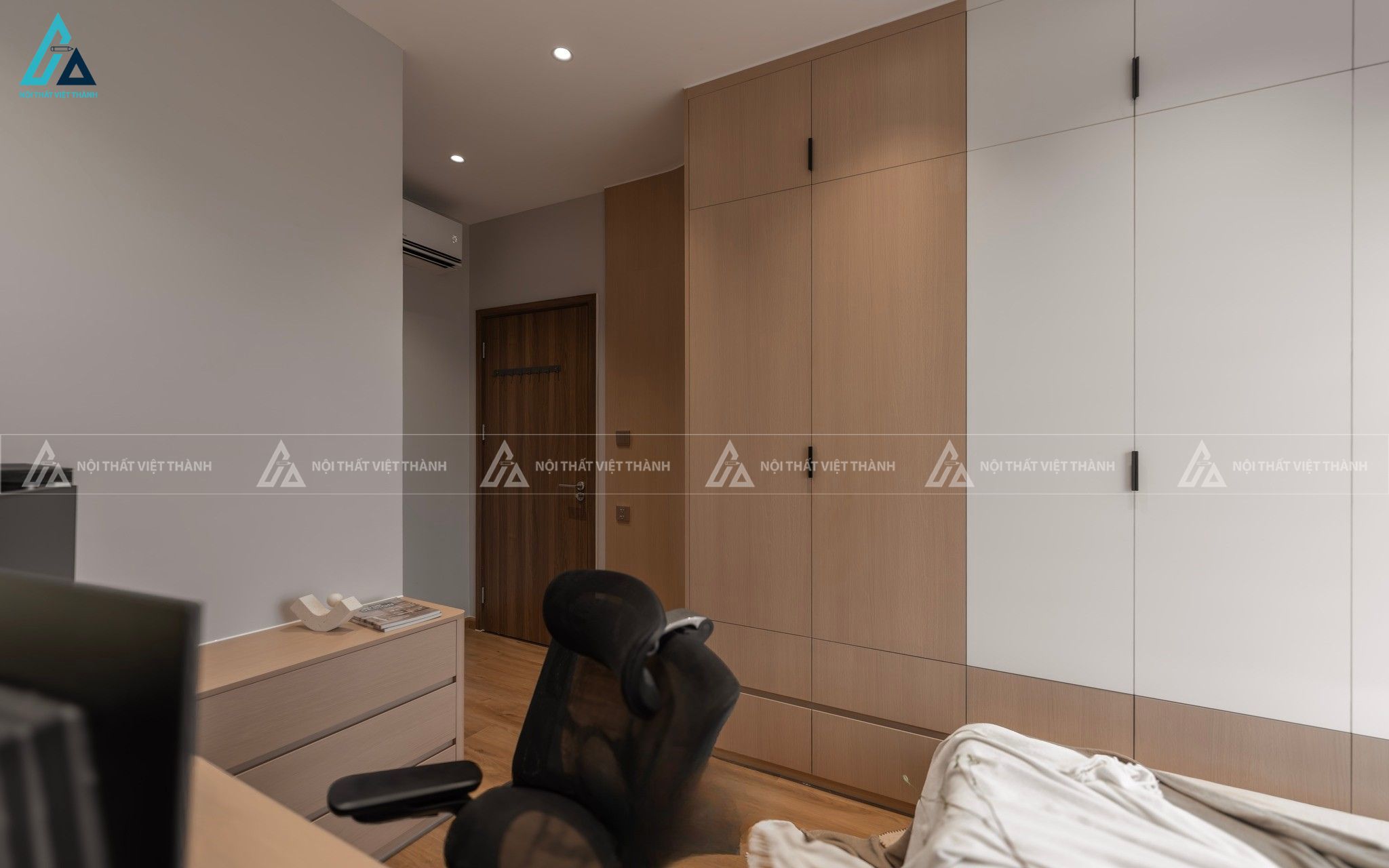 Thiết kế nội thất phòng ngủ cô Thùy Anh Kiến Tường Tây Ninh 5