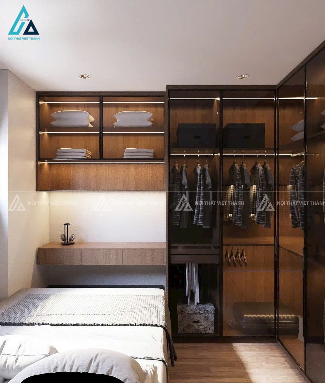 Thiết kế nội thất phòng ngủ ông Việt Đông Hưng Thuận Hồ Chí Minh 3