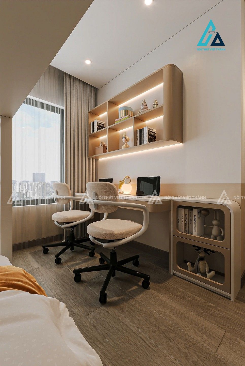 Thiết kế nội thất phòng trẻ em chị Hằng Tân Khánh Hồ Chí Minh 4