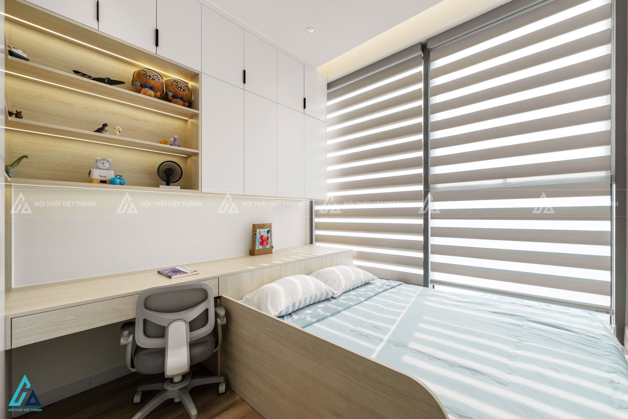Thiết kế nội thất phòng trẻ em chị Ngọc Khuê Hòa Phú Hồ Chí Minh 2