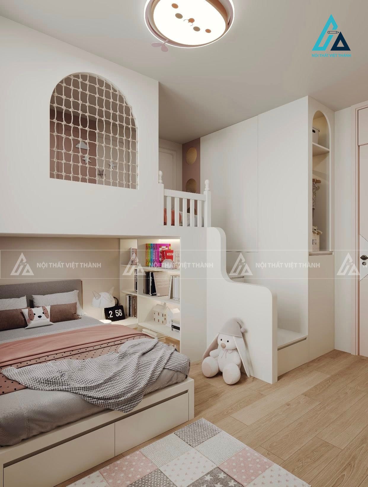 Thiết kế nội thất phòng trẻ em chú Bình Hòa Minh Vĩnh Long 4