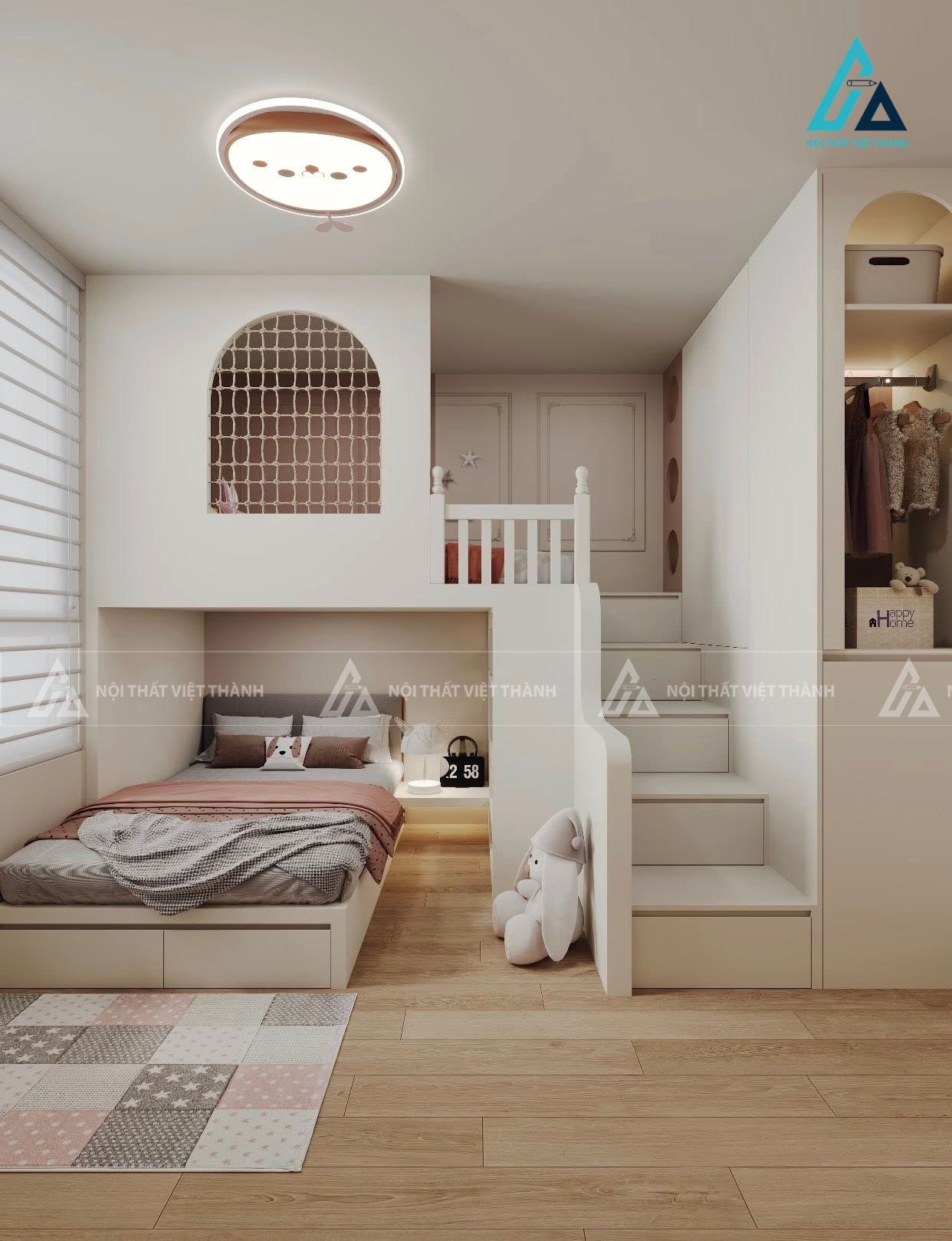 Thiết kế nội thất phòng trẻ em chú Bình Hòa Minh Vĩnh Long 1