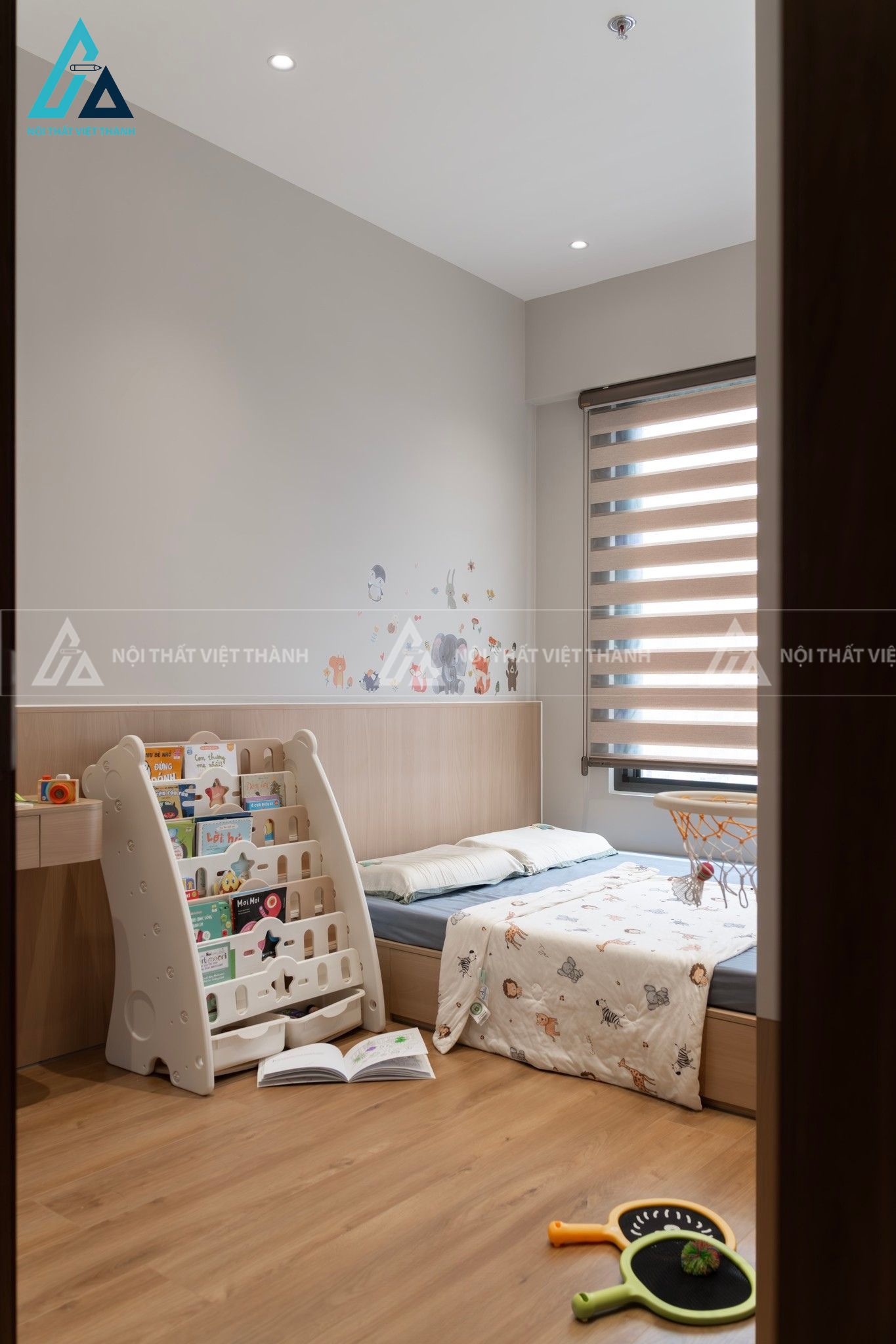 Thiết kế nội thất phòng trẻ em chú Quốc Vương Gia Lộc Tây Ninh 2