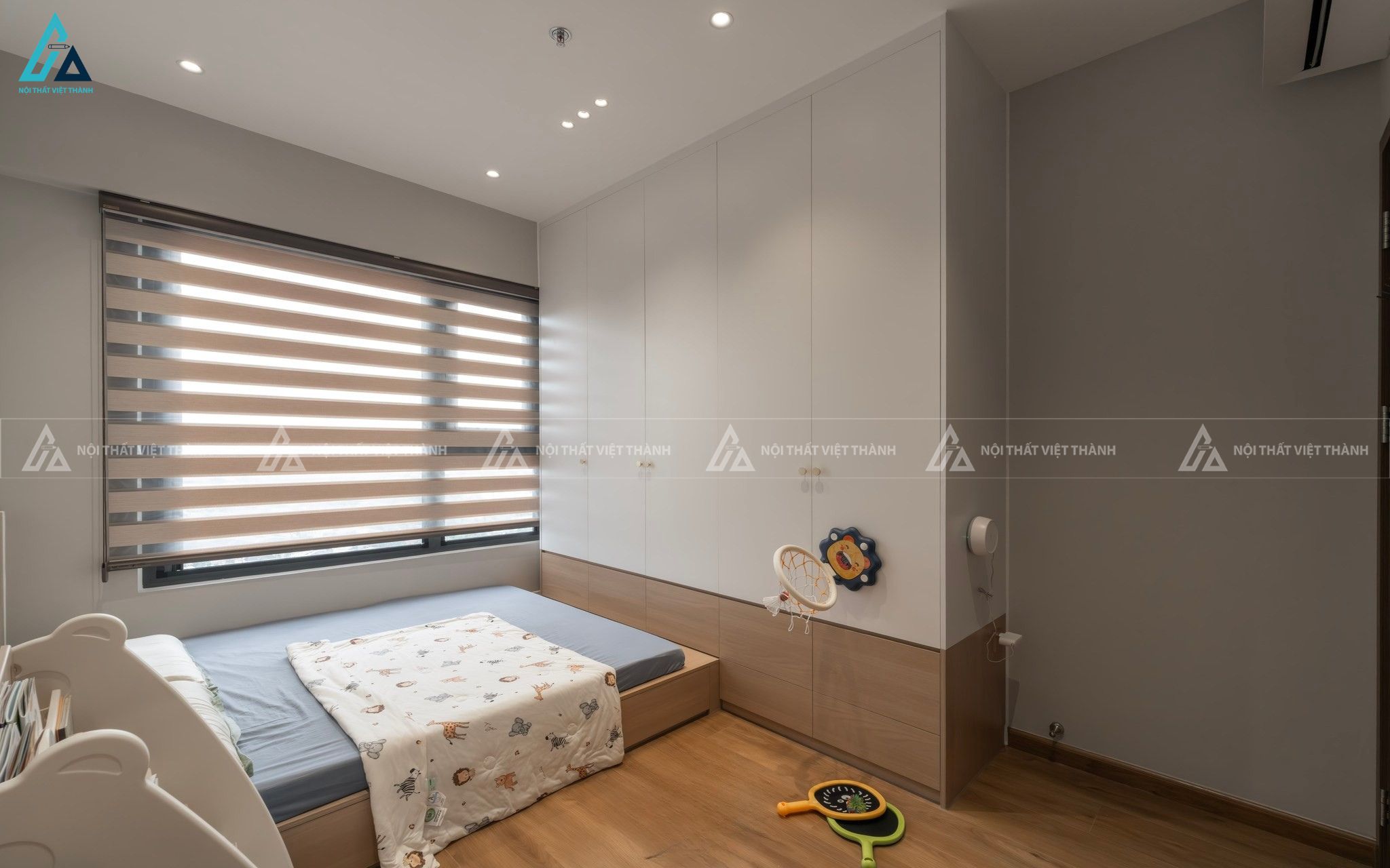 Thiết kế nội thất phòng trẻ em chú Quốc Vương Gia Lộc Tây Ninh 3