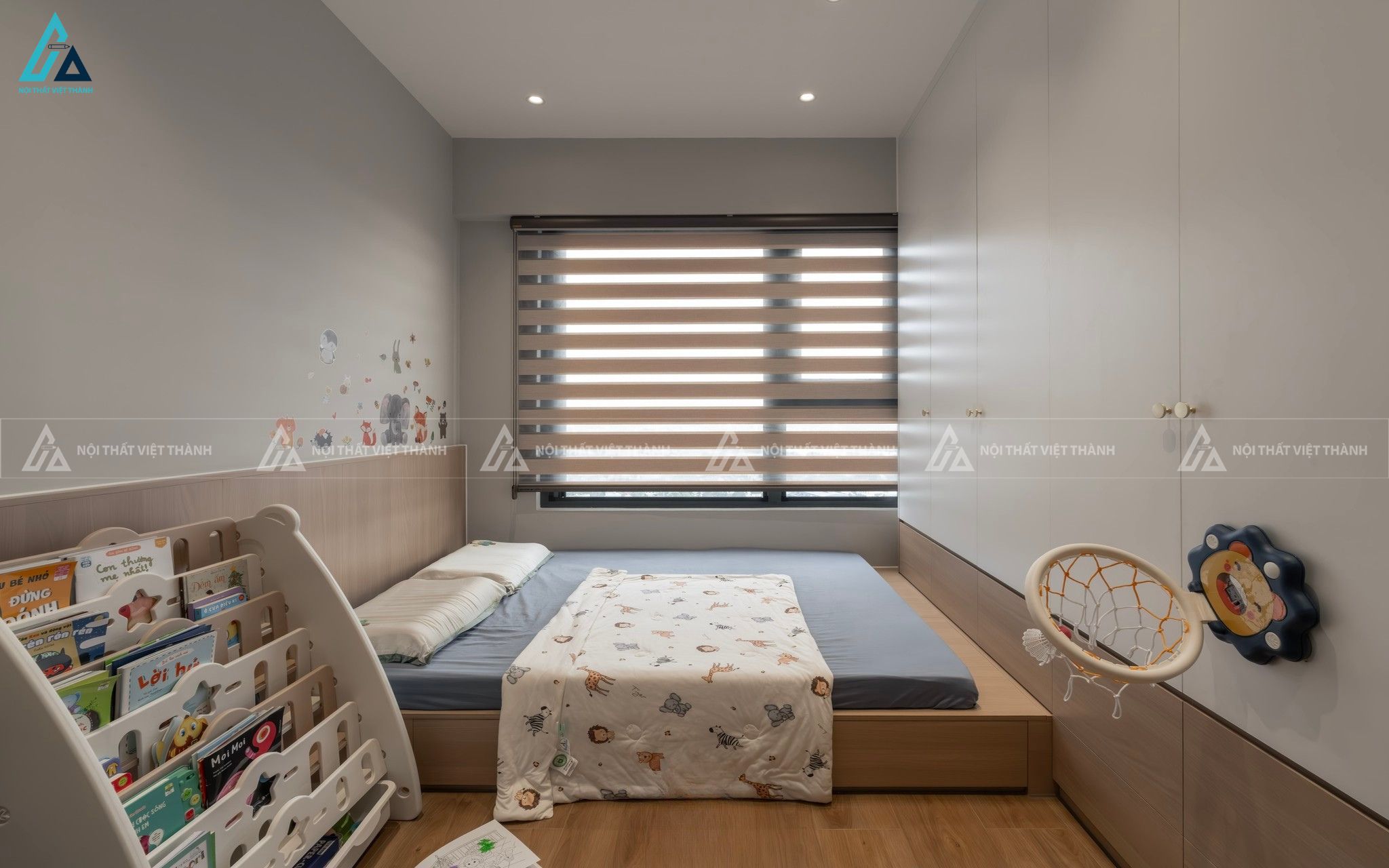 Thiết kế nội thất phòng trẻ em chú Quốc Vương Gia Lộc Tây Ninh