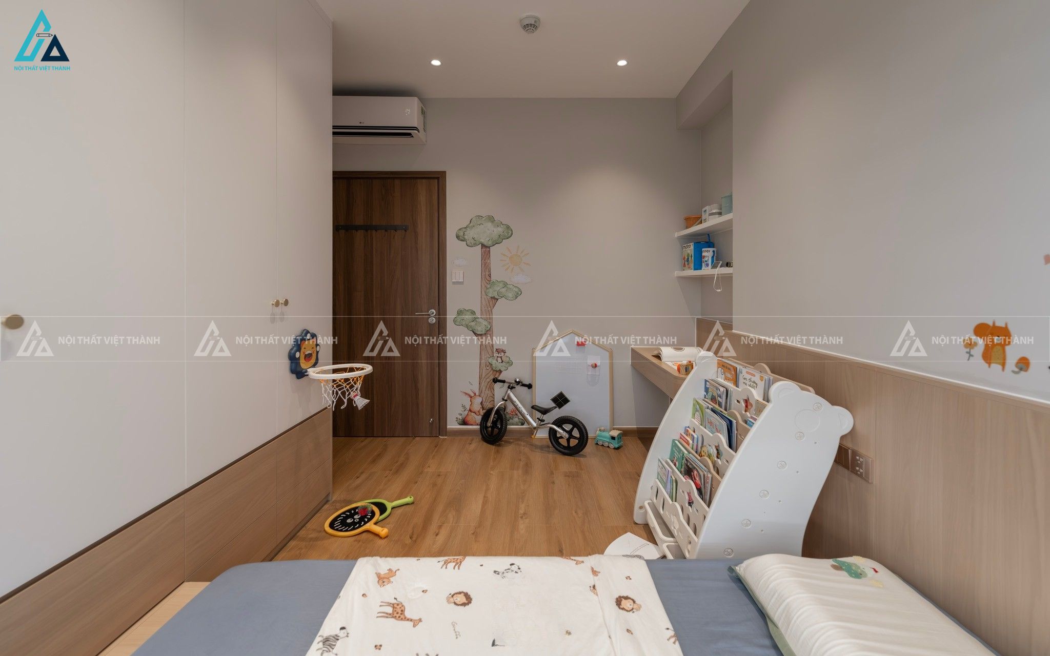 Thiết kế nội thất phòng trẻ em chú Quốc Vương Gia Lộc Tây Ninh 6