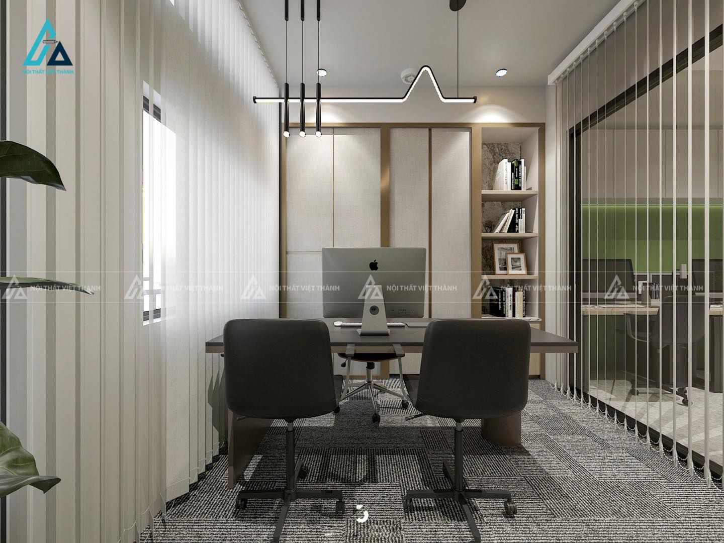Thiết kế nội thất văn phòng chú Khang Sa Đéc Đồng Tháp 5