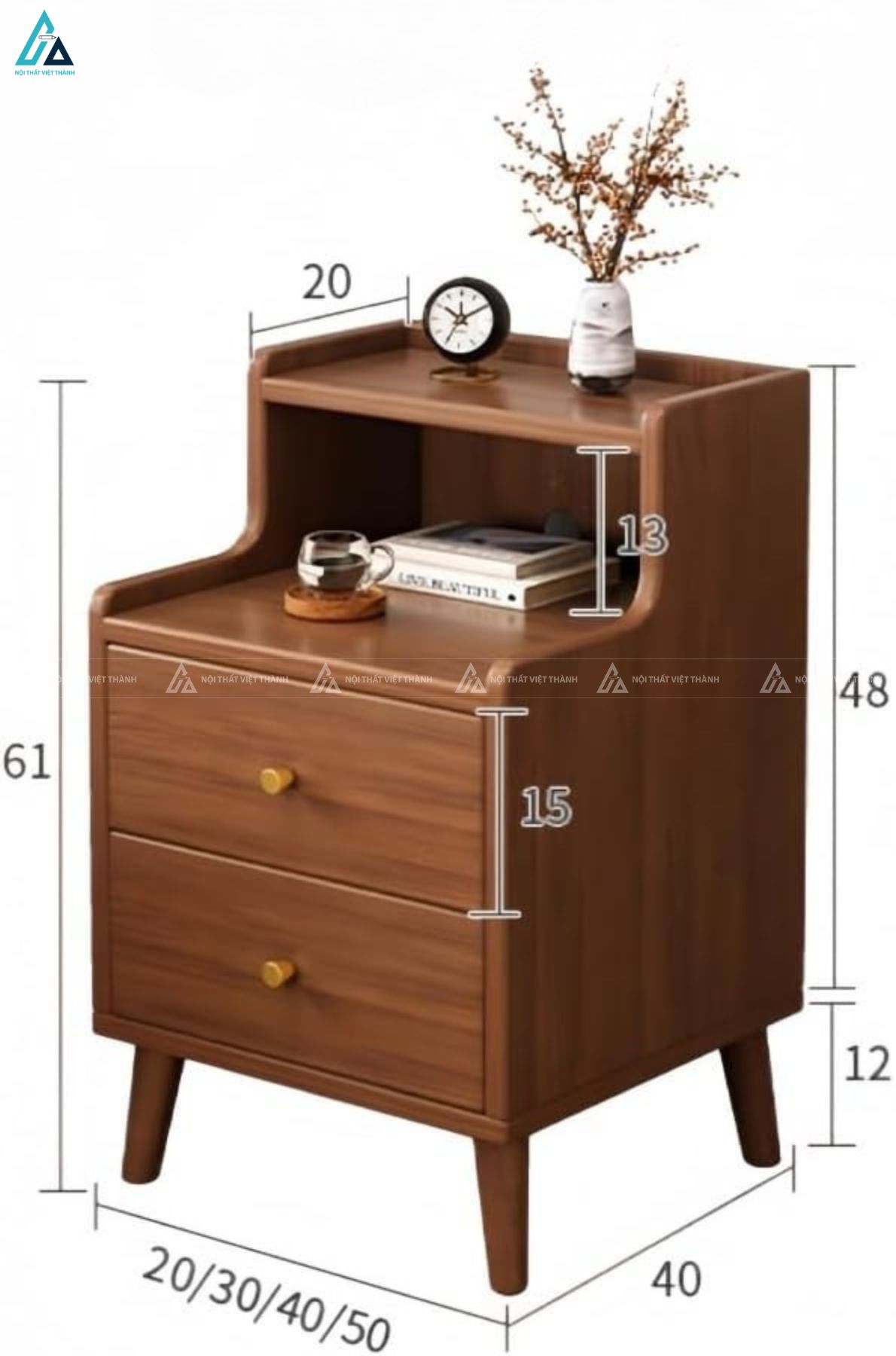 Tủ đầu giường đơn giản trang nhã thiết kế tinh tế hiện đại 1