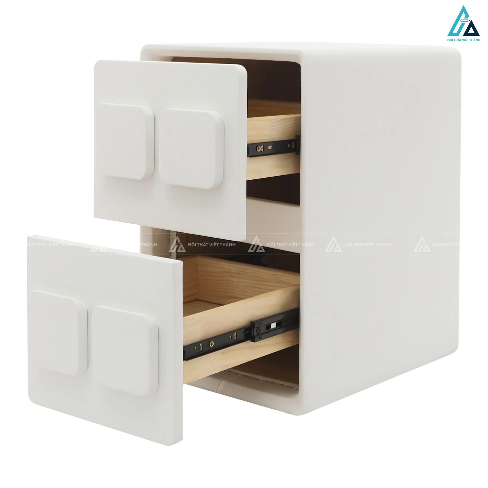 Tủ tab đầu giường 2 ngăn kéo phong cách tối giản tinh tế 3