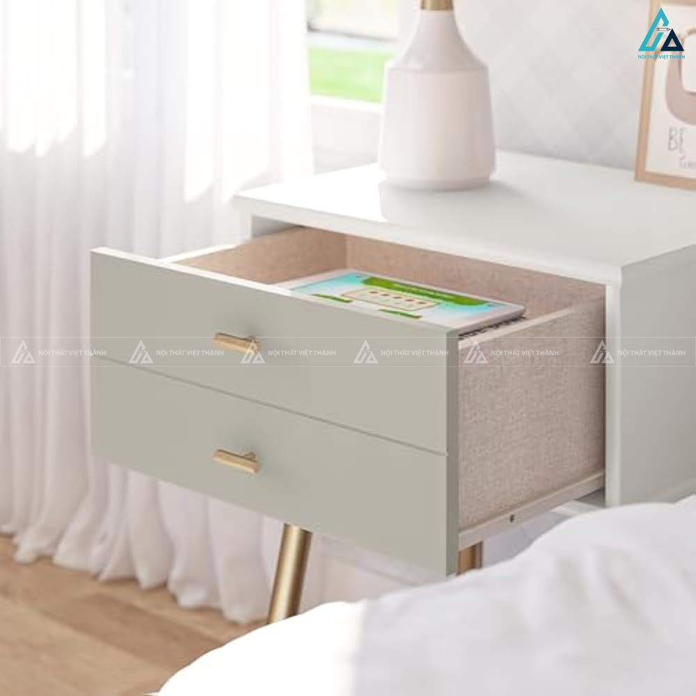 Tủ đầu giường hiện đại chân cao thiết kế tinh tế sang trọng 4