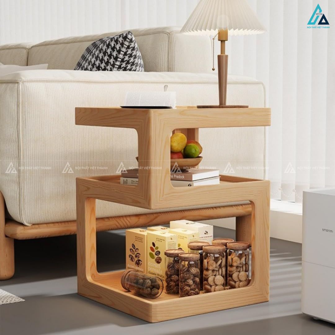 Tủ đầu giường 3 tầng đa năng thiết kế độc đáo sang trọng 4