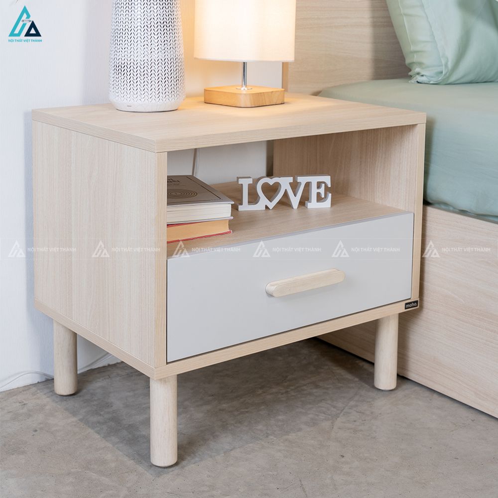 Tủ đầu giường nhỏ gọn hiện đại có ngăn kéo thiết kế tinh tế 4