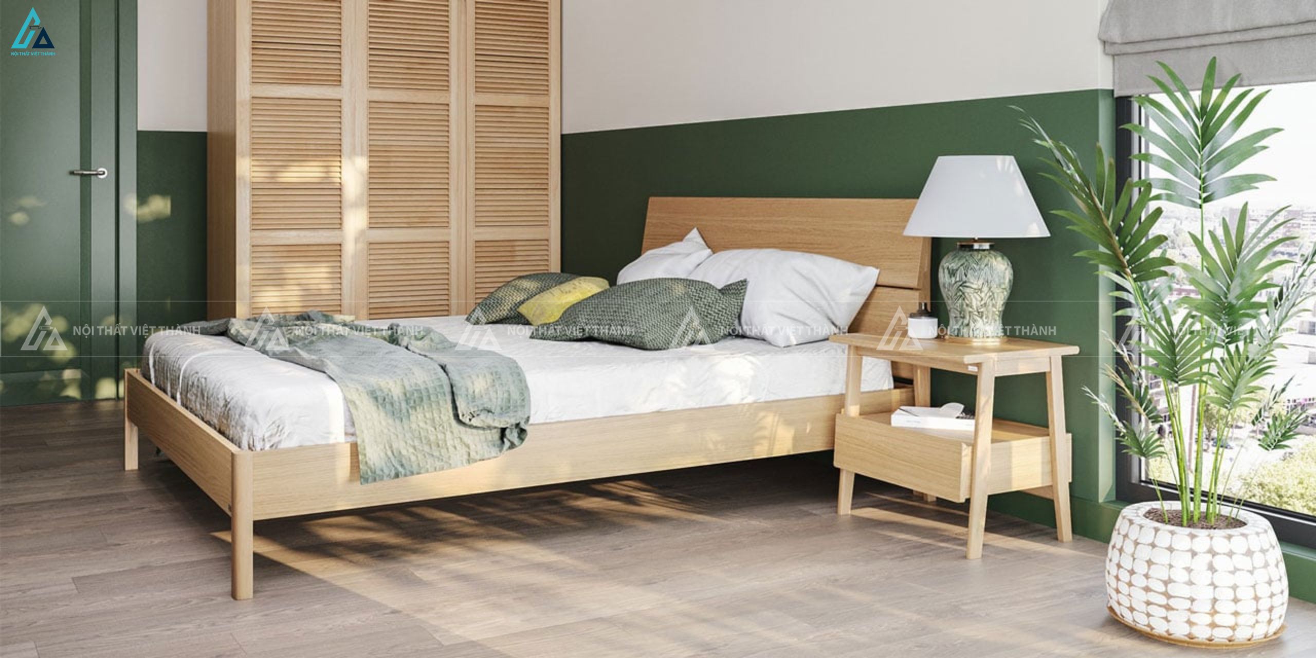 Tủ đầu giường hiện đại có ngăn kéo thiết kế tối giản nhỏ gọn 5