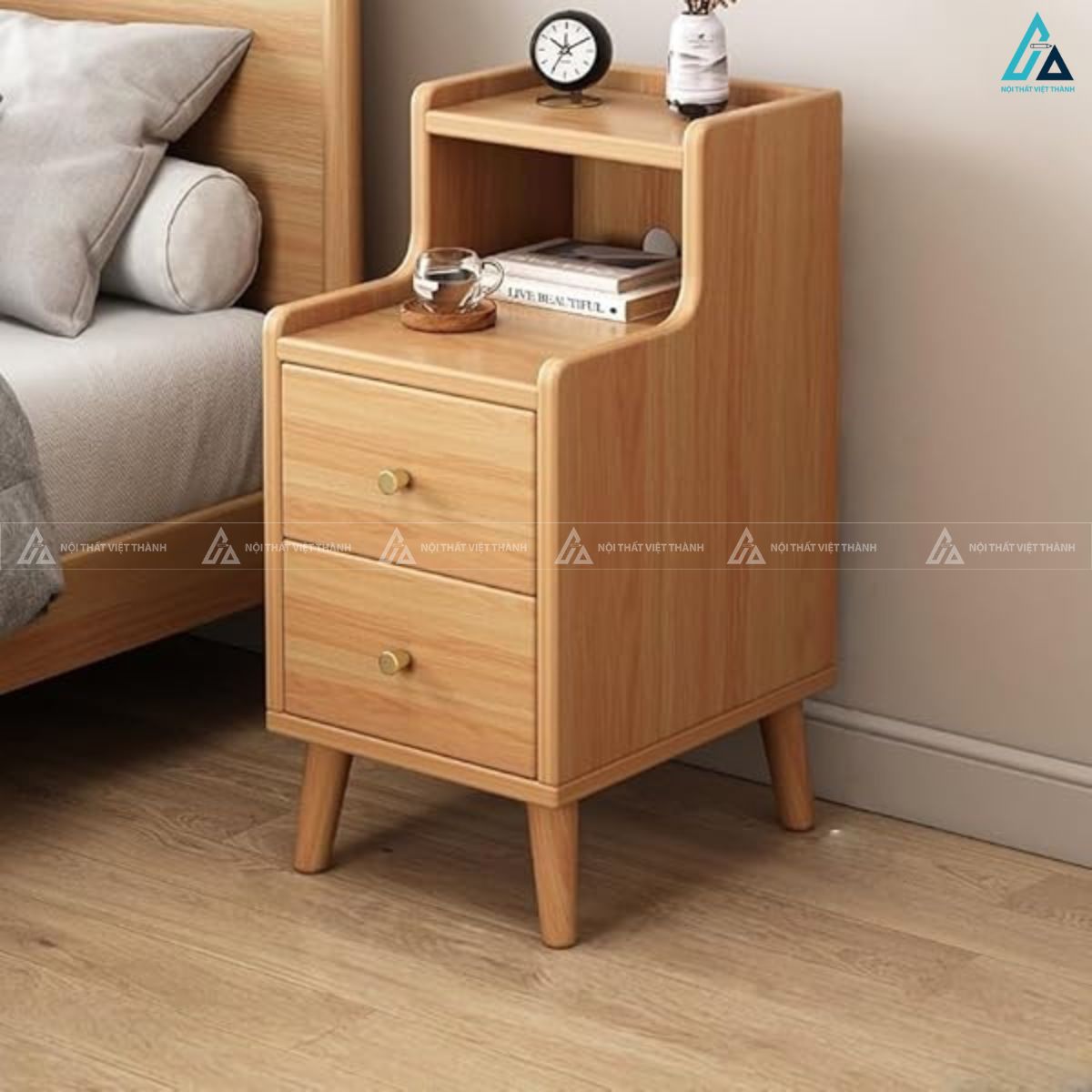 Tủ đầu giường đơn giản trang nhã thiết kế tinh tế hiện đại