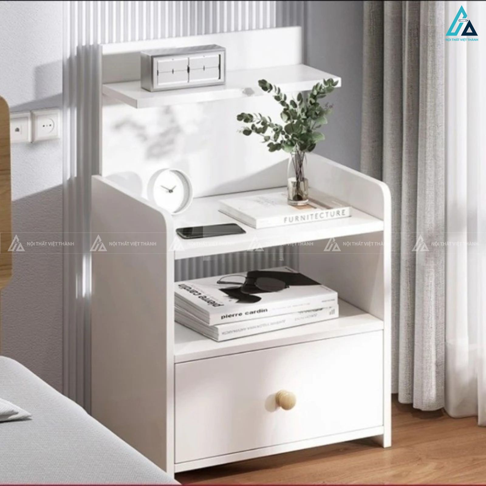 Tủ đầu giường hiện đại phối màu tinh tế thiết kế tiện nghi 6