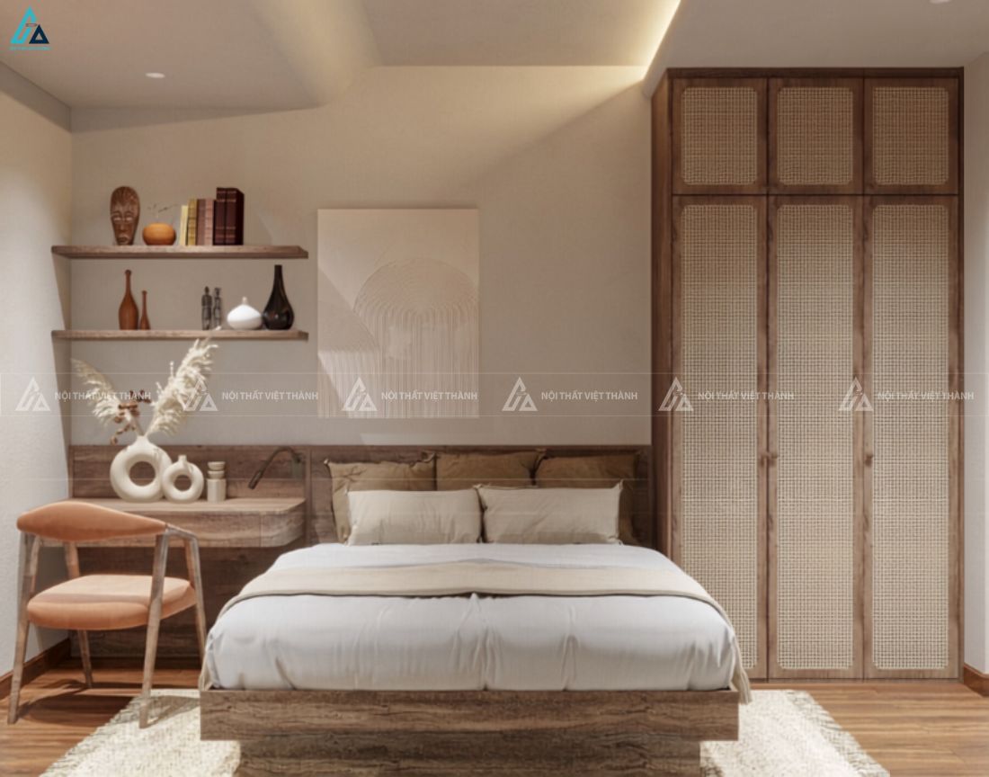 Phong cách Wabi Sabi mang vẻ đẹp nguyên sơ từ chất liệu mây đan