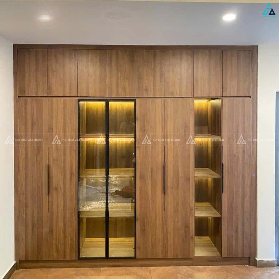 Gỗ óc chó với tông màu nâu trầm sang trọng