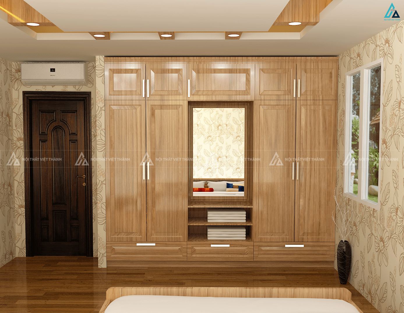 Gỗ xoan đào mang vẻ đẹp cổ điển, ấm cúng